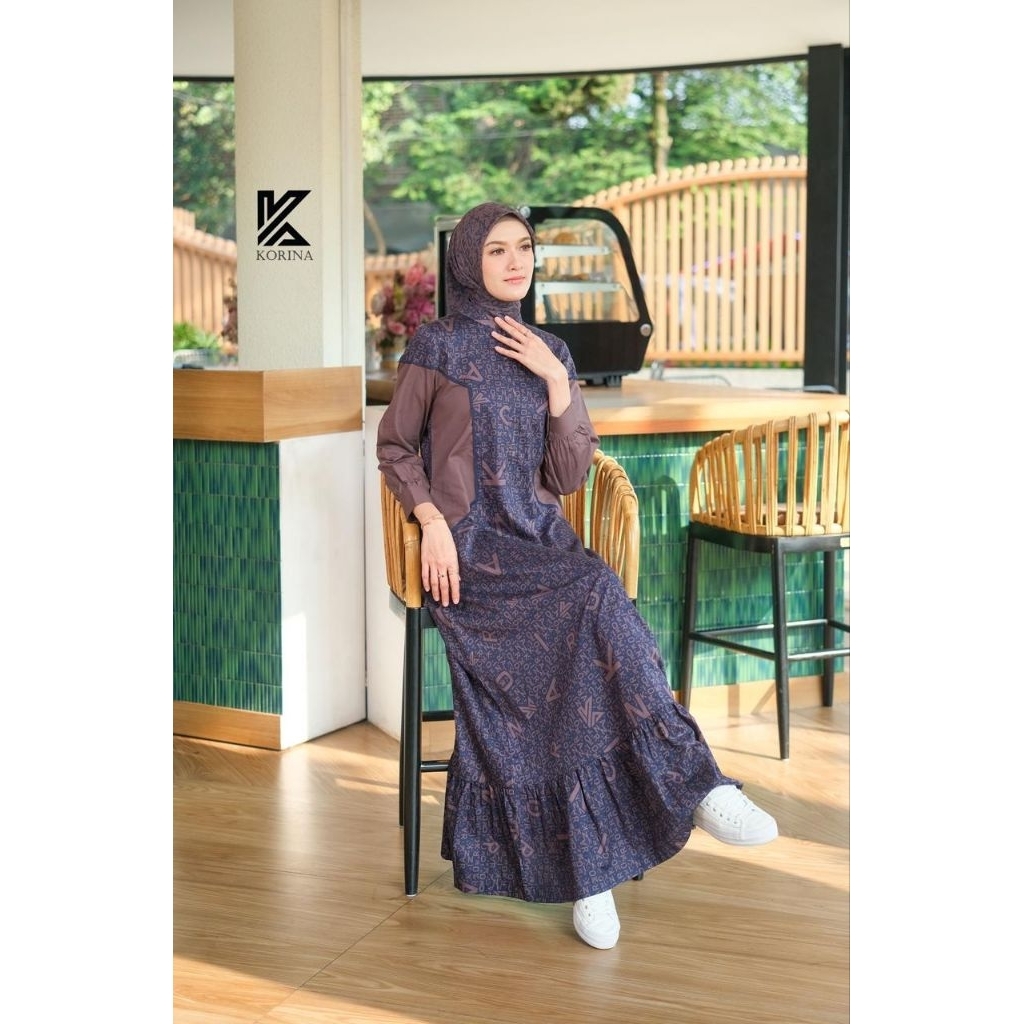 gamis korinaNeona dress by Korina,gamis motif, gamis korina