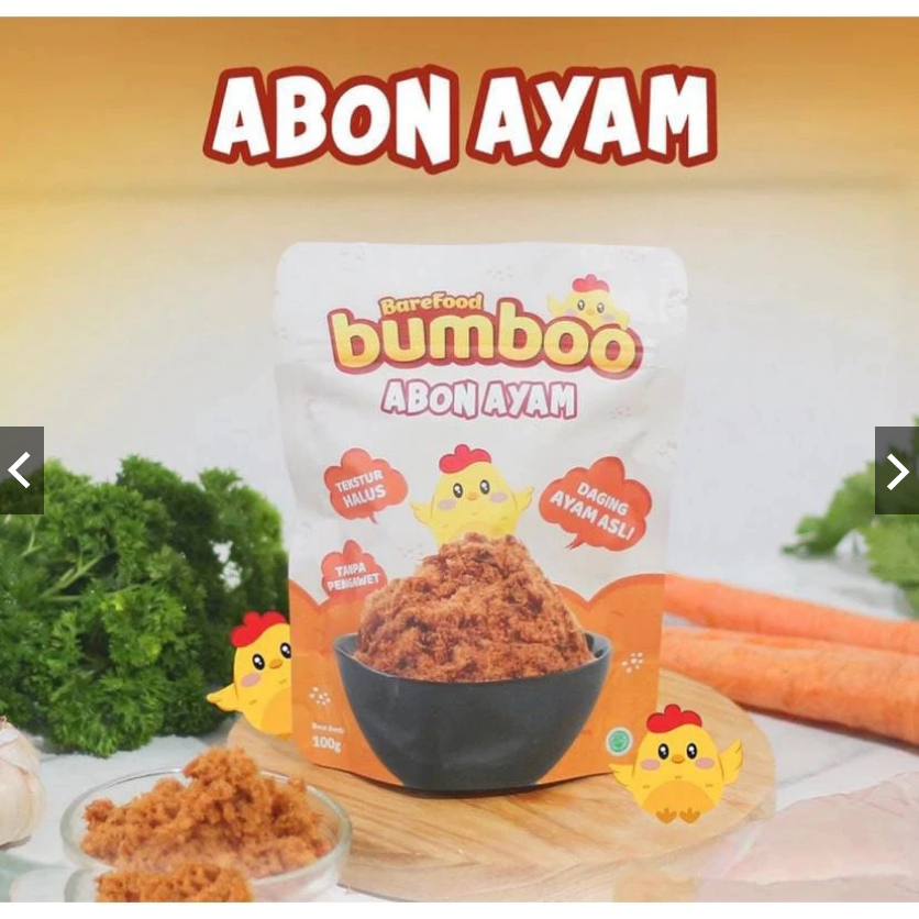 

BUMBOO Abon Ayam 100 gr - Tekstur Lembut MPASI Si Kecil - Sumber Protein - Tanpa MSG