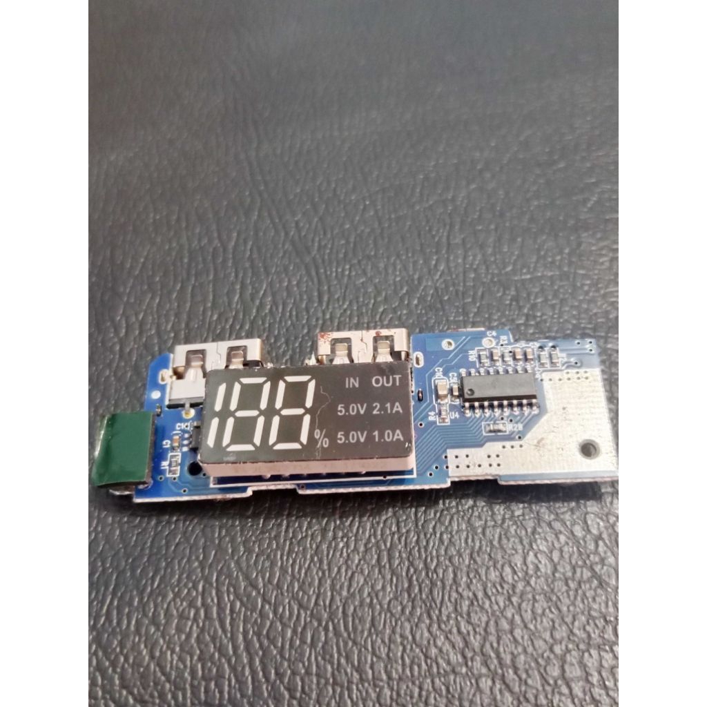 Modul Powerbank Digital Led Fast Charger 2,5A 5volt Modul Charger Indikator digital