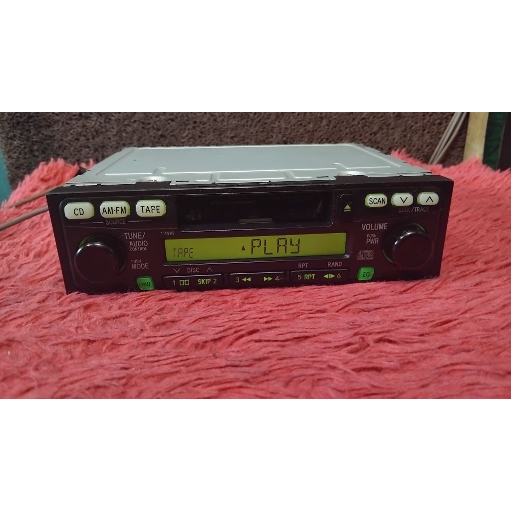 head unit tape kaset pita merek pioneer standar mobil Toyota