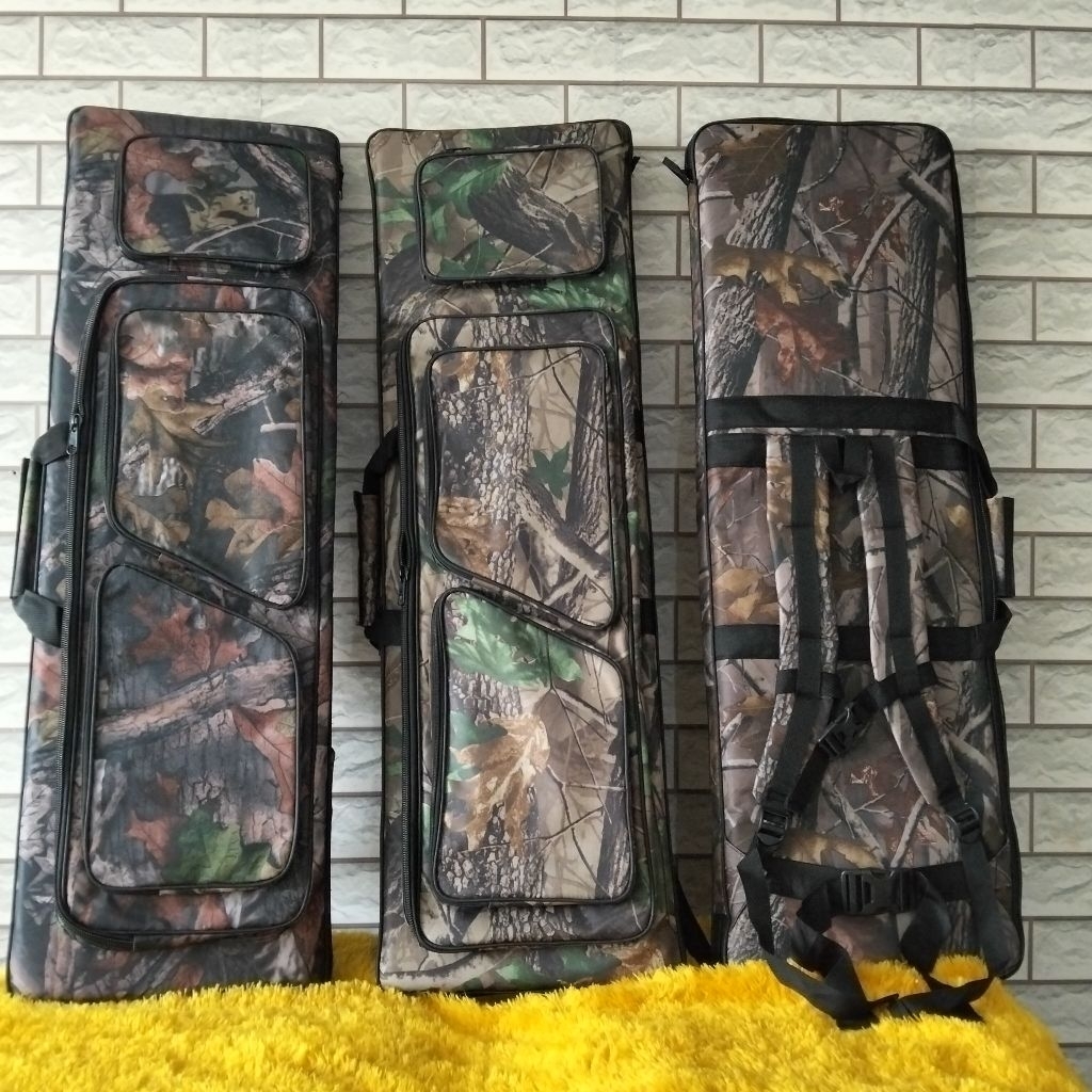 Tas senapan kotak camo 100cm kantong pompa