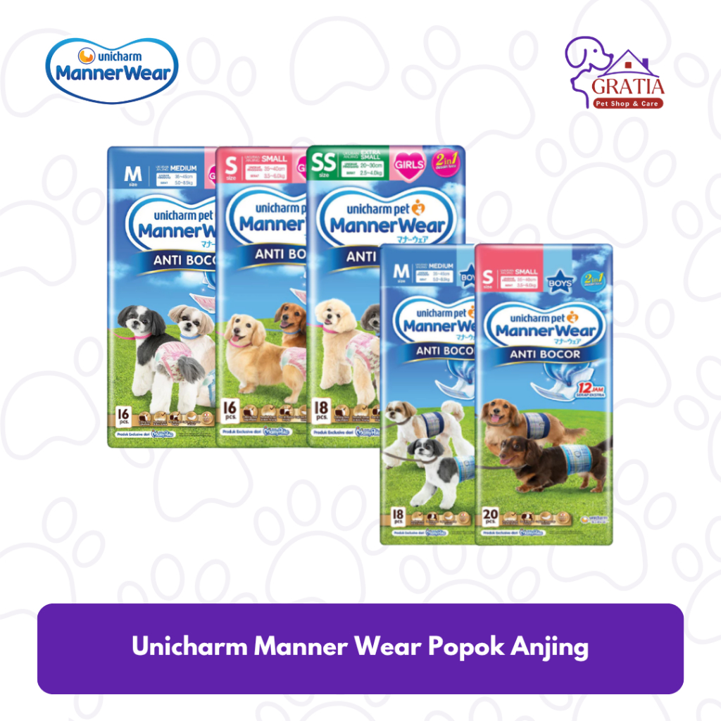 UNICHARM Manner Wear Popok Anjing