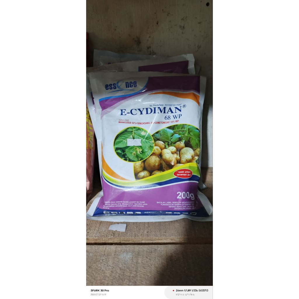 Fungisida Sistemik E-Cydiman 68wp 200gr Murah