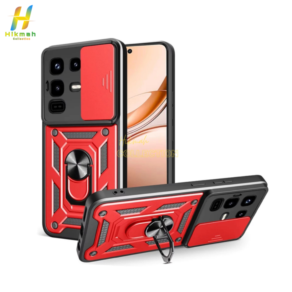 Infinix Note 50 50s 50X 50 Pro 50 Pro+ Case Slide Camera Military Ring Magnetic Premium Armor