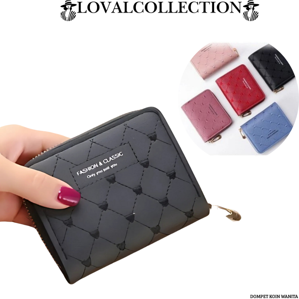 LC DOMPET KOIN WANITA RESLETING 888 DOMPET LIPAT KOIN TAS DOMPET KARTU FASHION WANITA KOREA IMPORT R