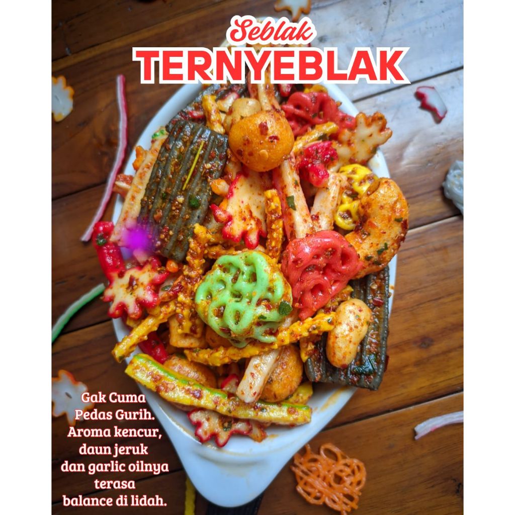 

Teman Baik Seblak Mix/Campur Pedas Gurih Daun Jeruk Recommended Camilan lokal