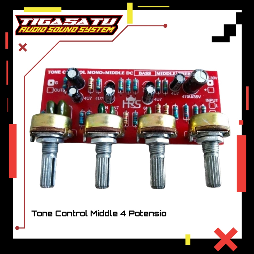 Tone Control Middle 4 Potensio