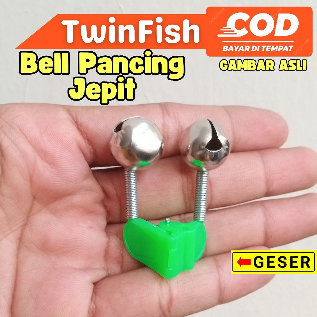 lonceng joran pancing lonceng pancingan model jepit berkualitas