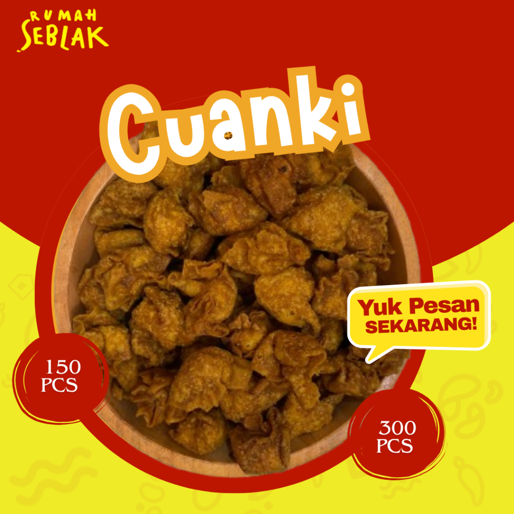 

Cuanki kering renyah Topping Seblak