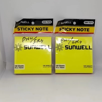 

Sticky Note Sunwell random sw-7575 - memo tempel notes warna warni neon nempel