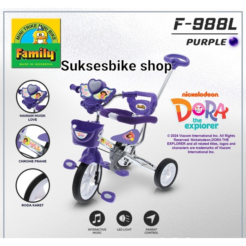 Tricycle Family F988L Girl