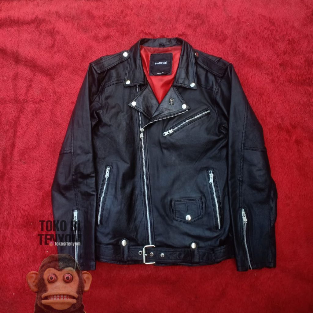 jaket kulit ramones Maternal Disaster original