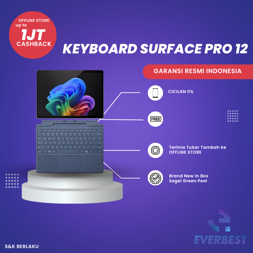 KEYBOARD MICROSOFT SURFACE PRO 12