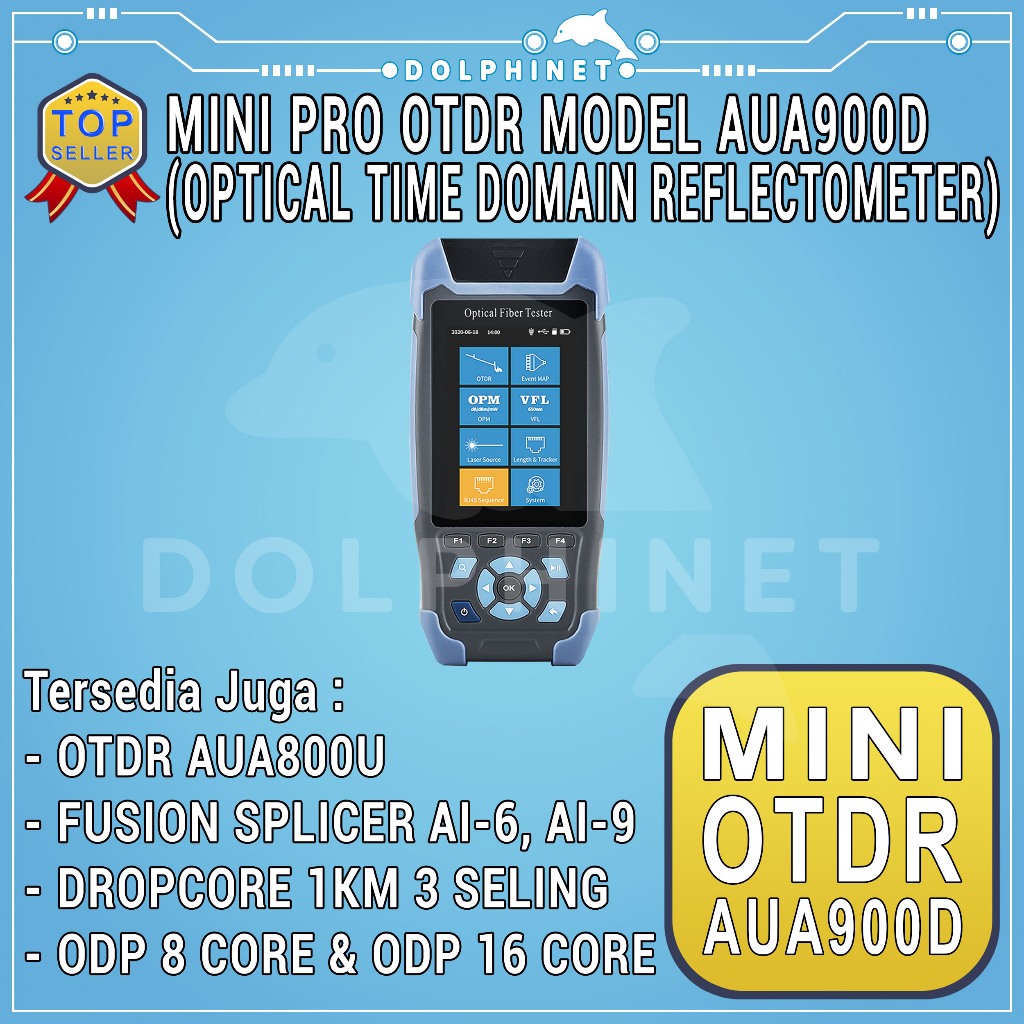 OTDR Mini Premium Version AUA-900D Comptyco Pro Series Smart OTDR AUA900D Alternatif OTDR Joinwit JW