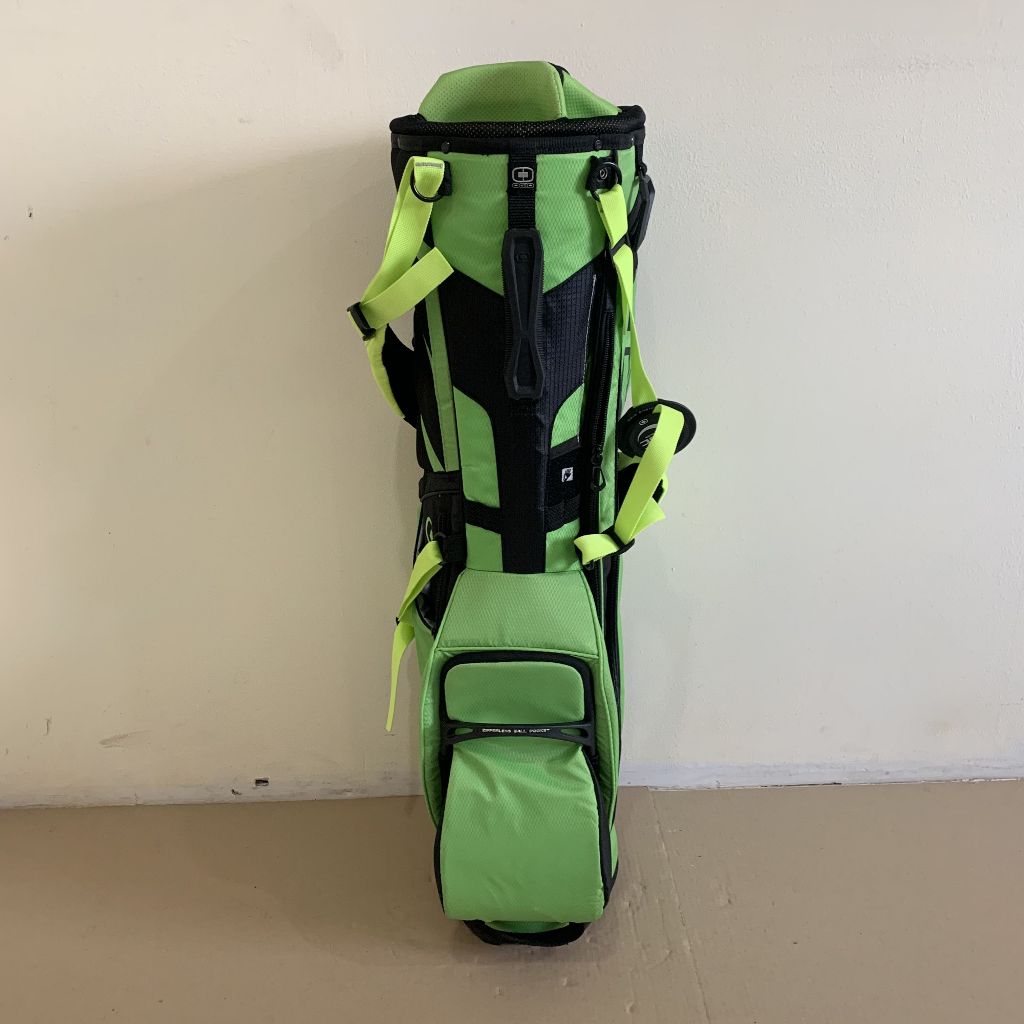 Ogio Zipperless STAND BAG BLACK GREEN 8 Way 6 Pocket | Bag Golf SB0012