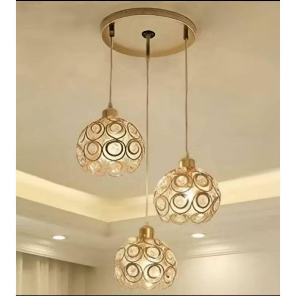 lampu gantung lampu hotel dekorasi elegan mewah  murah menawan