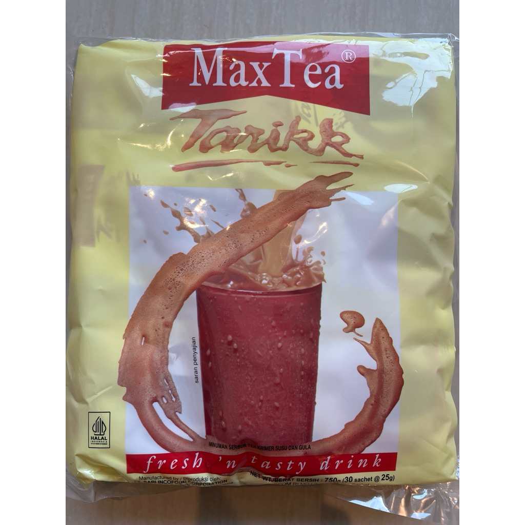 

Max Tea Teh Tarikk 30s x 25gr