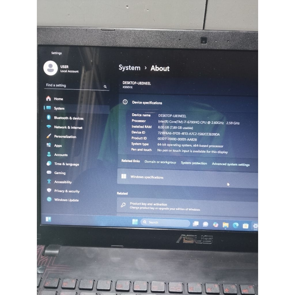 Mobo Motherboard Mainboard Normal Laptop Asus Gaming Game Rog X550VX X550V X550 X550J X550JX