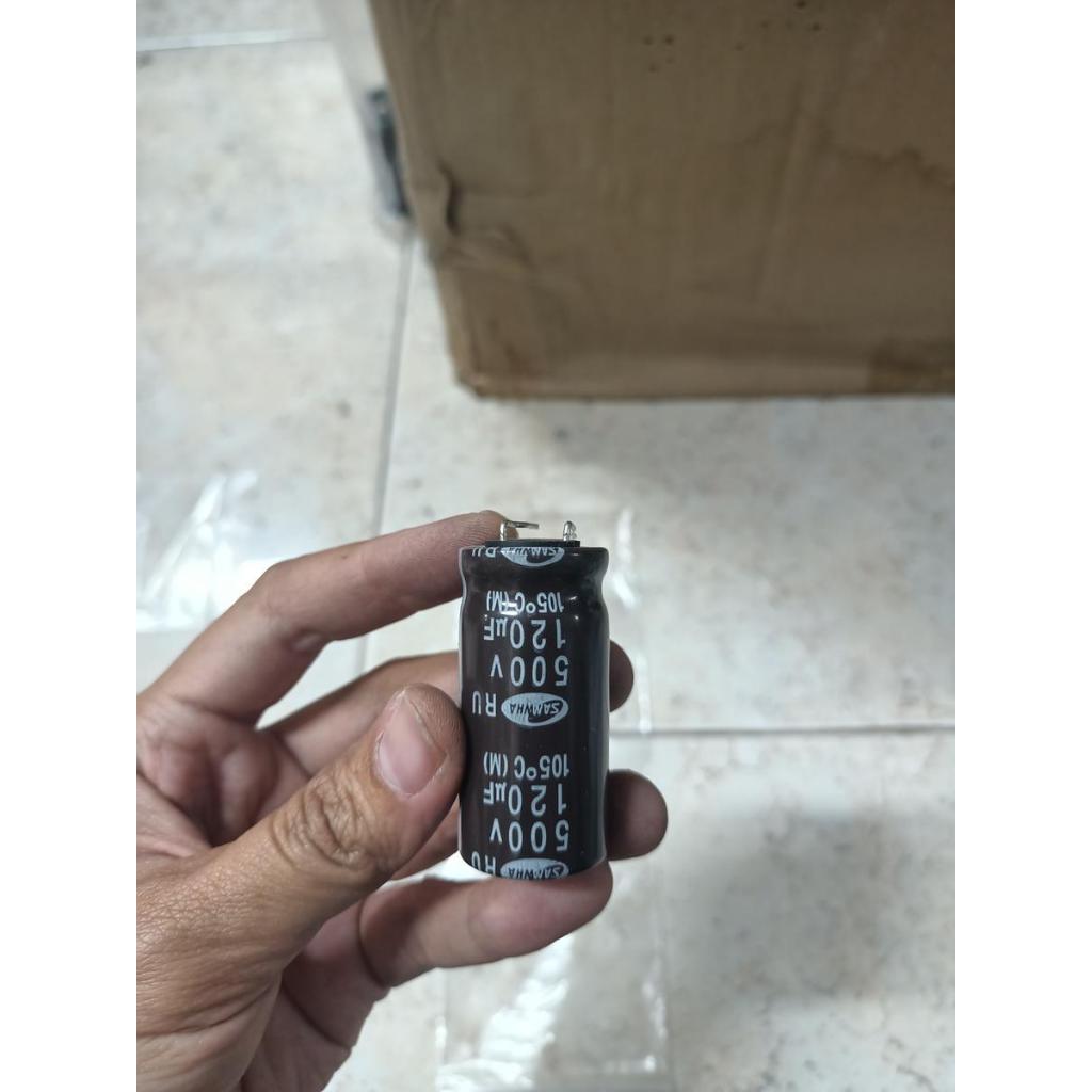 Elco Kapasitor 500v-120uf Samwha