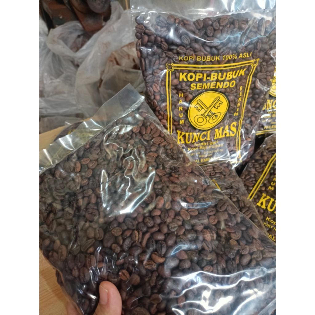 

Kopi Biji Semendo Kunci Mas @500gram