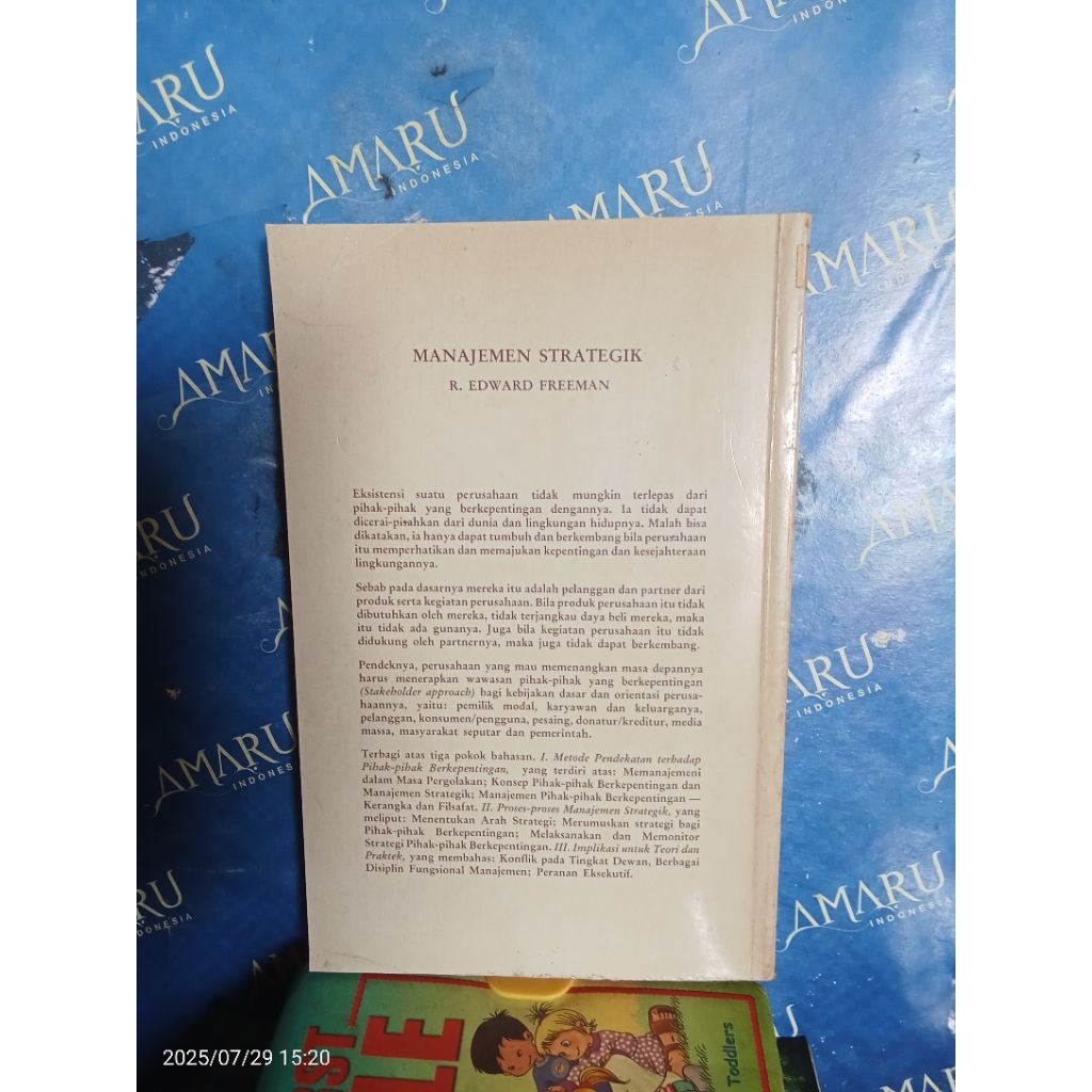 ORIGINAL BUKU MANAJEMEN STRATEGIC PENDEKATAN TERHADAP PIHAK-PIHAK BERKEPENTINGAN