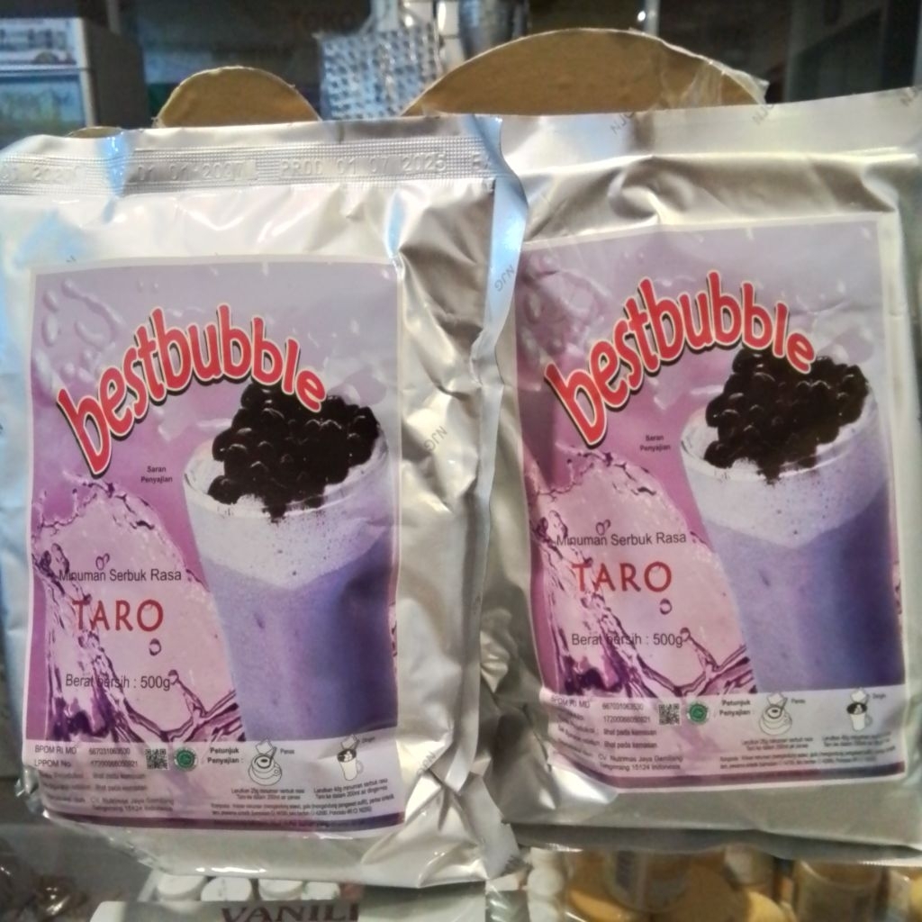 

BestBubble Minuman Serbuk Rasa Taro 500gr