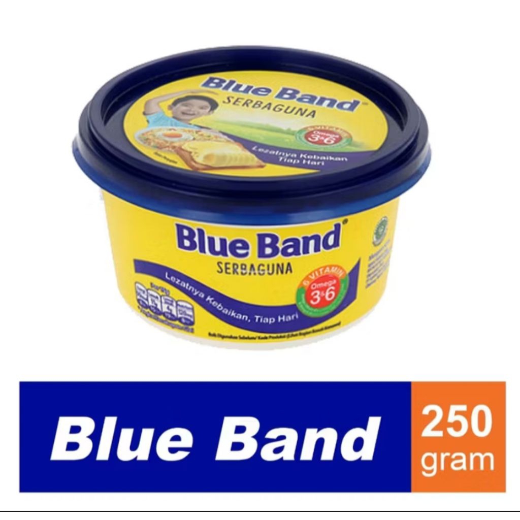 

mentega blueband margarin cup 250gram