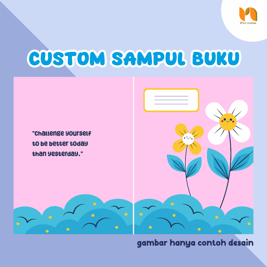

CUSTOM SAMPUL BUKU TULIS REQUEST UKURAN