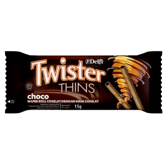 

DELFI TWISTER THINS CHOCO 20 GR 8991001781000
