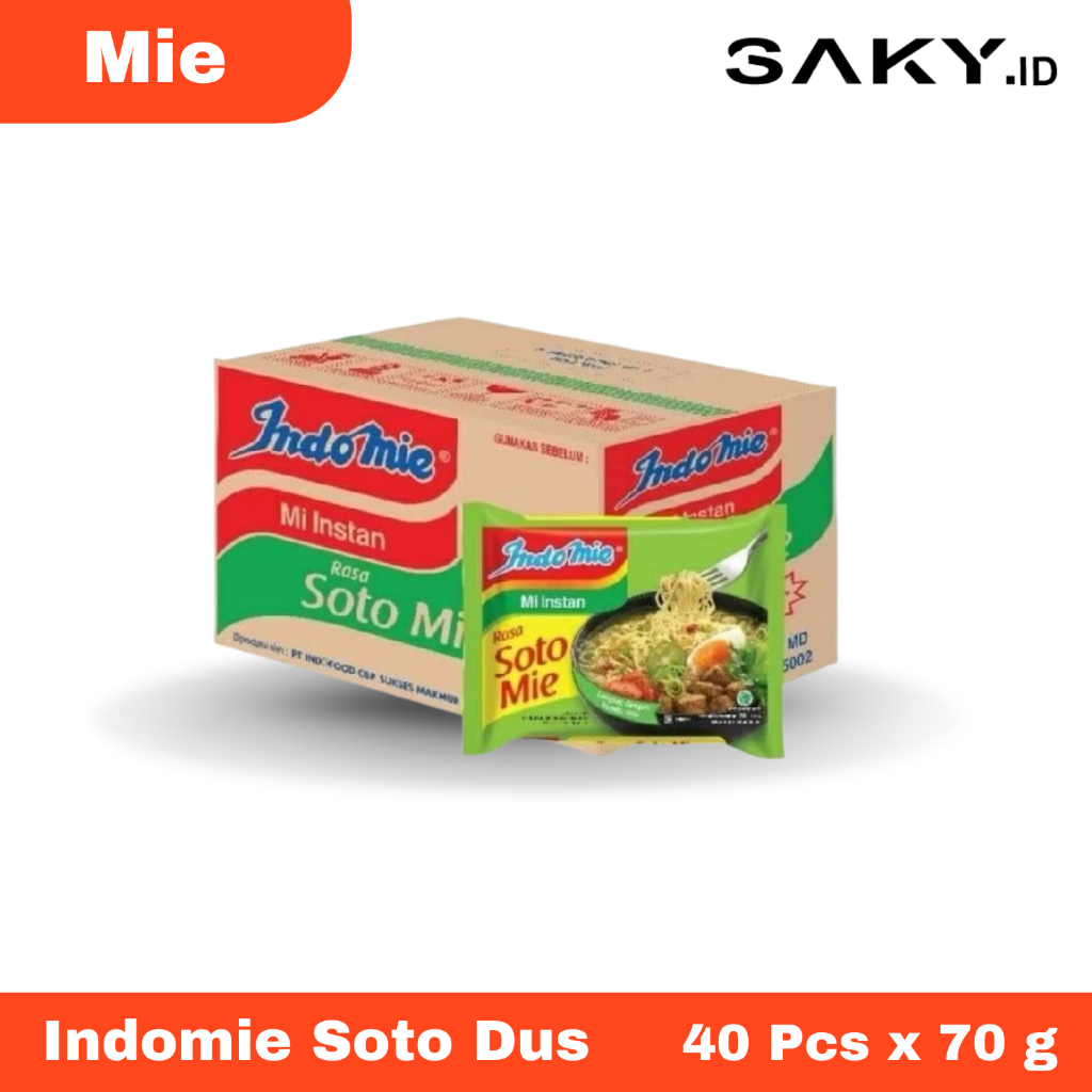 

Indomie Mie Instant Soto Dus Isi 40 Pcs
