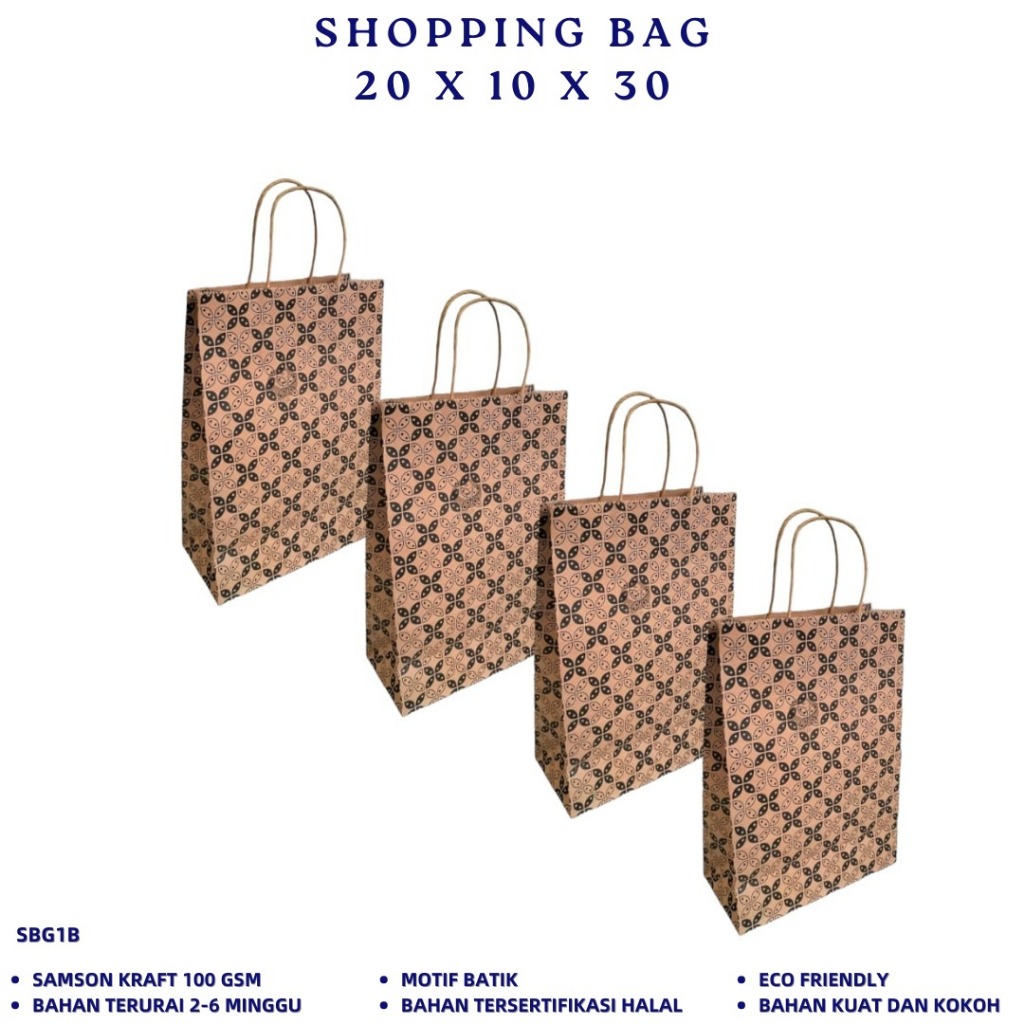 

Tas Jinjing Tas Belanja Tas Spunbond Tas Souvenir Shopping Bag Tas Kado (SBG1B)