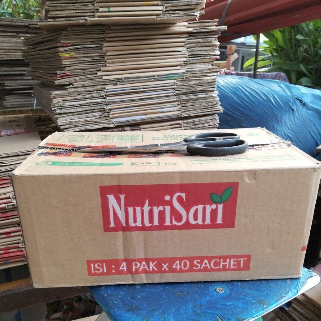 

Kardus bekas Nutrisari1ply-31x18.5x13.5
