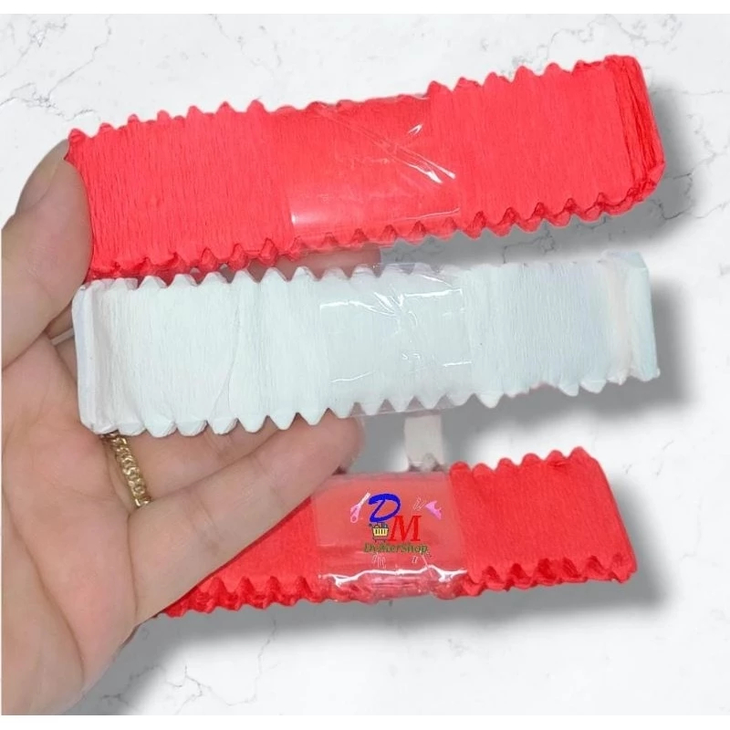 

Kertas krep - kertas babat merah putih hiasan ulang tahun acara rumbai art paper Crap krap