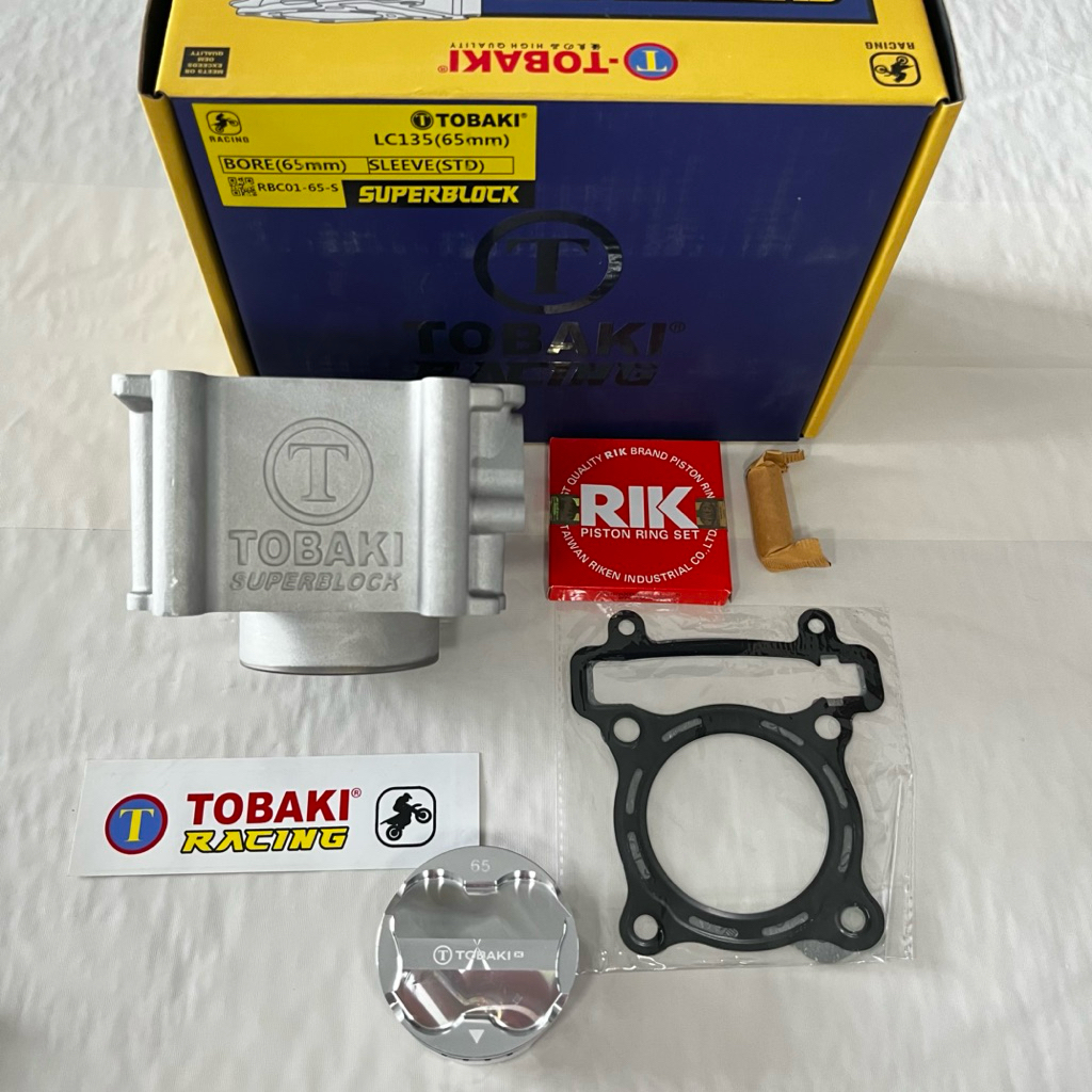 Blok block  ceramic mx/mx king/vixion original tobaki Malaysia,ukuran 65,68,70,72,73