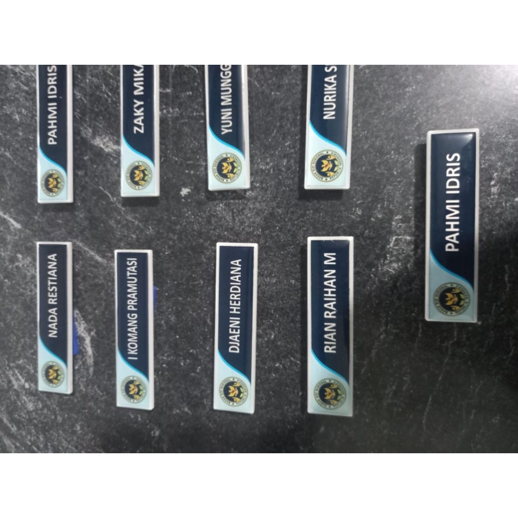 

NameTag BGN Akrilik resin