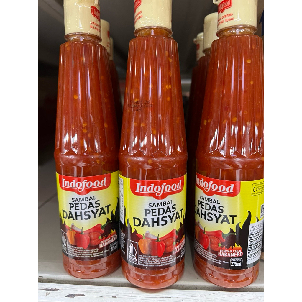 

PROMO sambal pedas dahsyat INDOFOOD 275 ml