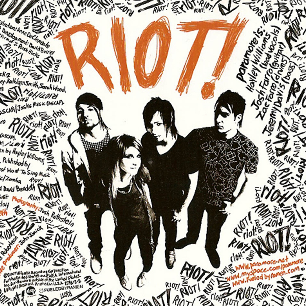 CD Music Paramore - Riot 1CD 2007