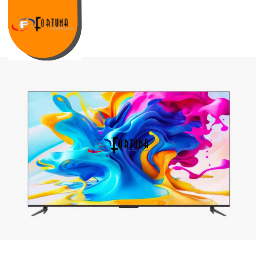 TV TCL QLED 75 INCH 75C645 QLED PRO UHD 4K GOOGLE TV DOLBY ATMOS GARANSI RESMI