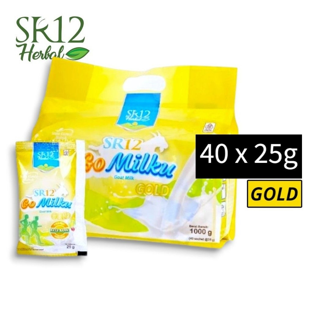 

Susu Gomilku Gold Sachet SR12 40x25gr|Susu Kambing Etawa Premium untuk Lansia
