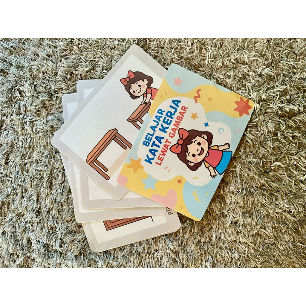 Kartu Kata Kerja Bagian 2  Terapi Wicara Speech Delay