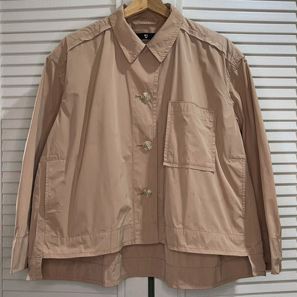 Uniqlo x Jil Sander - +J Oversized Shirt Jacket (Water Repellent) - Brown - Size S fit M