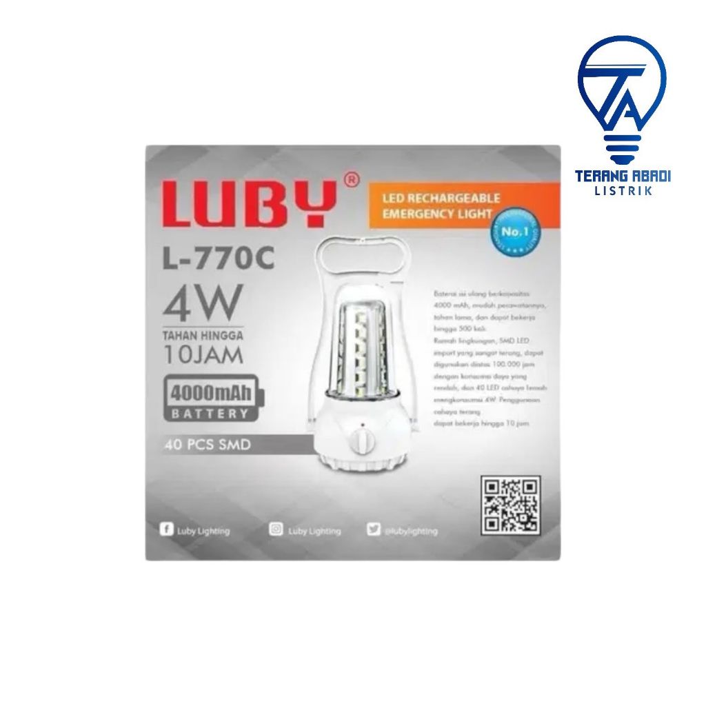 LAMPU EMERGENCY LUBY L -770 C