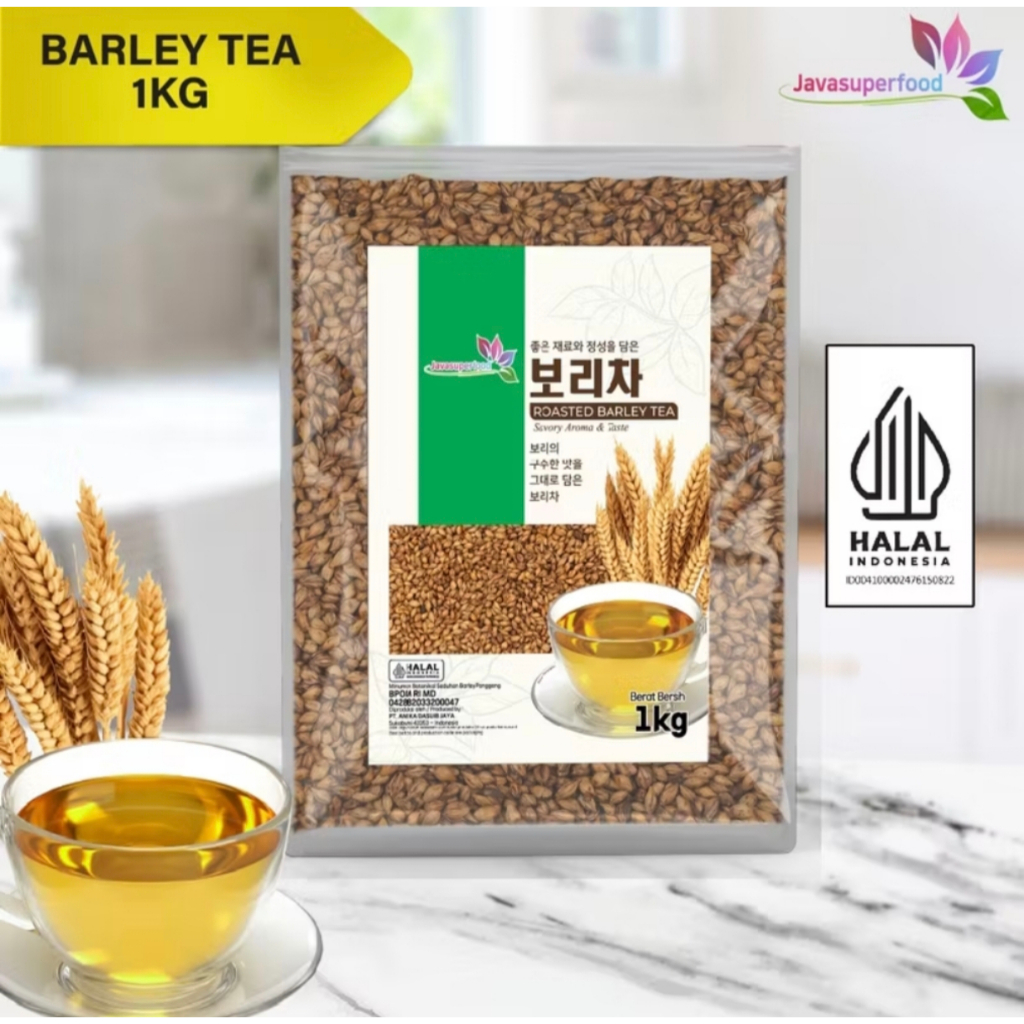 

Roasted Barley Tea - Teh Gandum Korea - 1kg - Halal