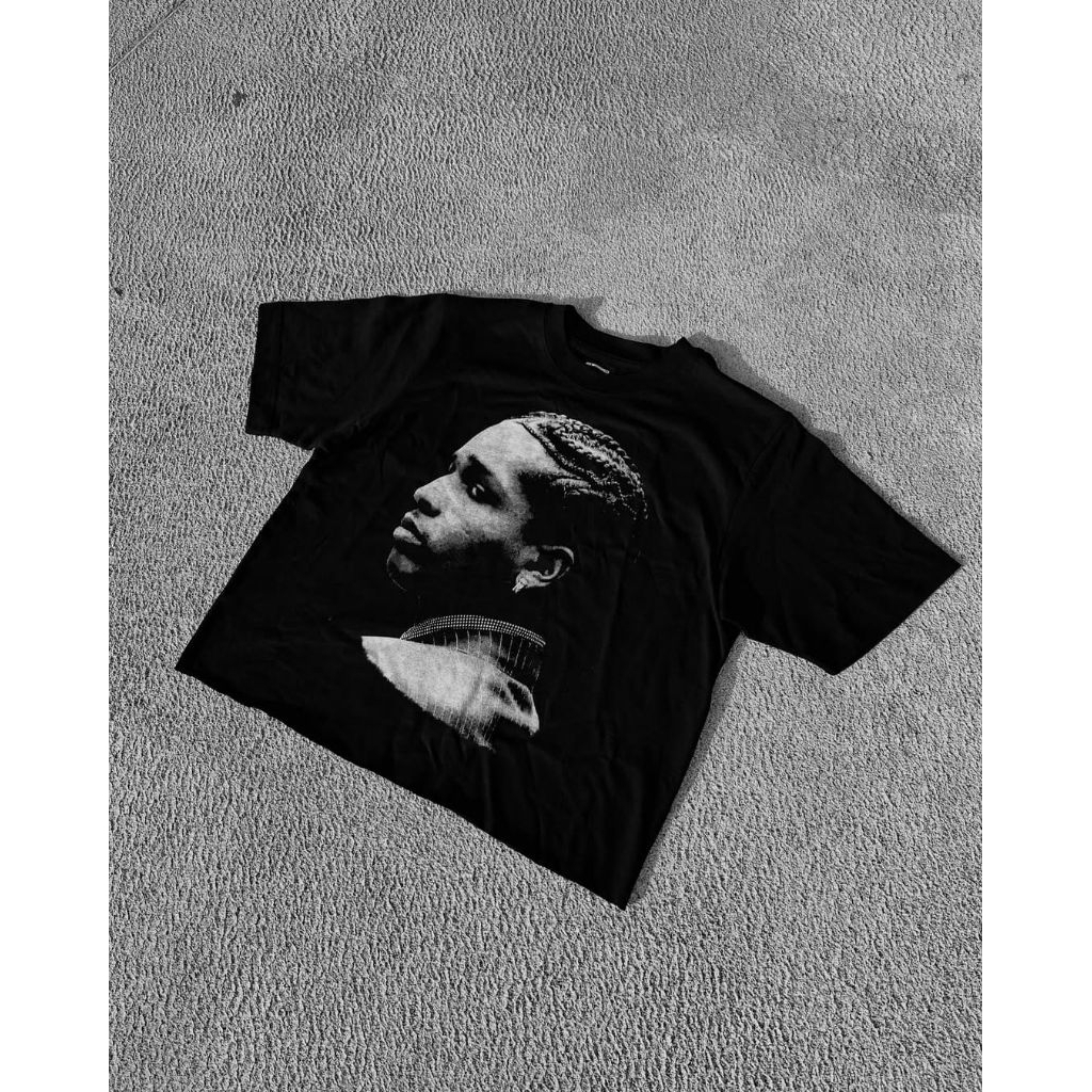 Kaos Boxy Distro Vintage Asap Rocky Unisex Pria Wanita | Fyren T-Shirt Boxy Oversize Lengan Pendek R