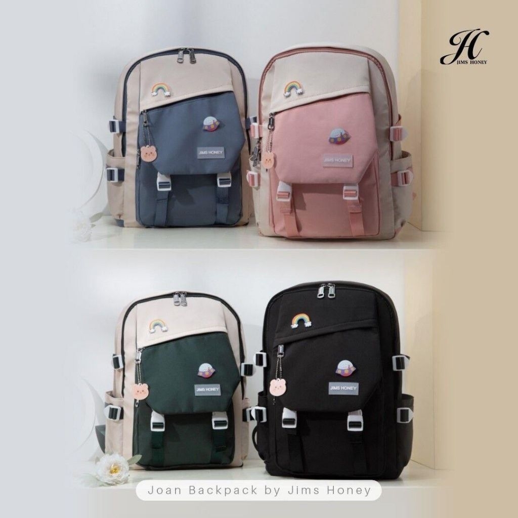 JOAN NACKPACK BY JIMS HONEY|RANSEL SEKOLAH|RANSEL ANAK CEWE|RANSEL KOREAN STYLE