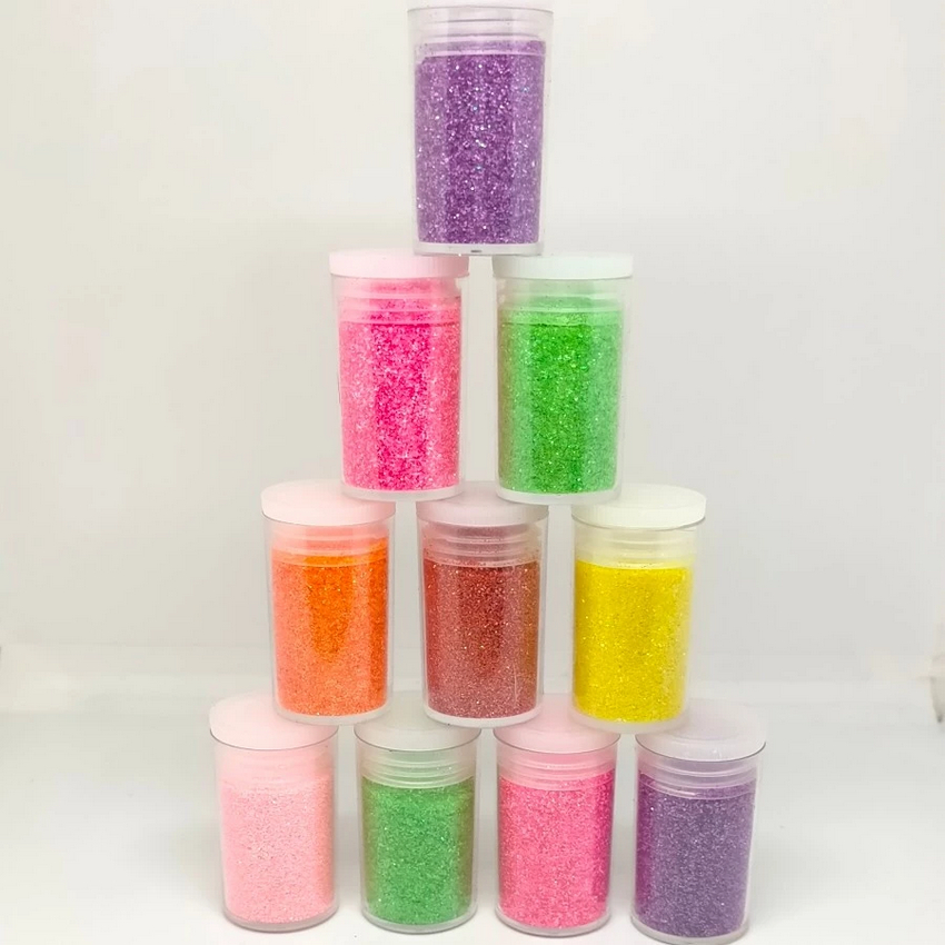 

Bubuk glitter - Glitter powder tube Tabung blink - blink serbuk untuk kerajinan tangan craft kemasan tube tabung kualitas bagus good quality