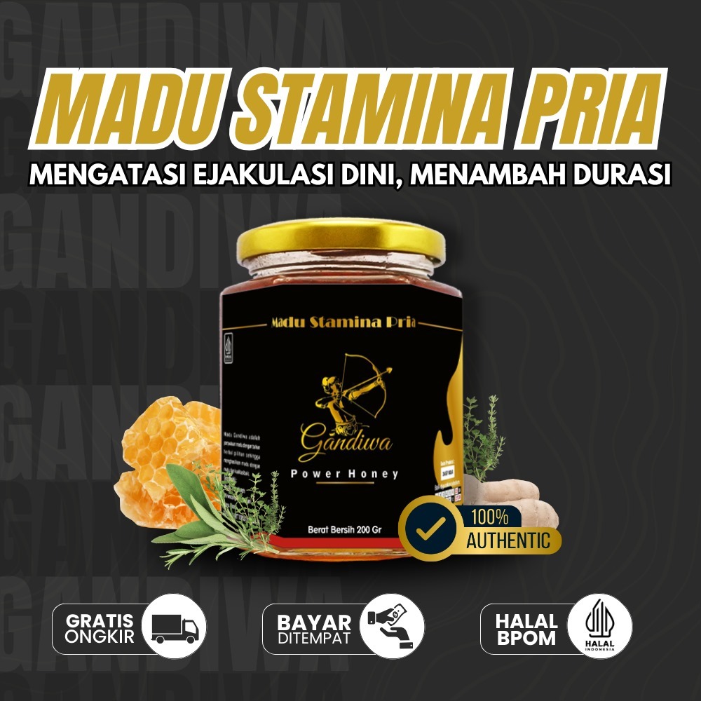 

TERBUKTI ! Madu Herbal Gandiwa Power Honey Madu Stamina Pria Tahan Lama Hingga 4 Jam 10x Lebih Kuat Tahan lama Tanpa Efek Samping Ampuh - 200gr