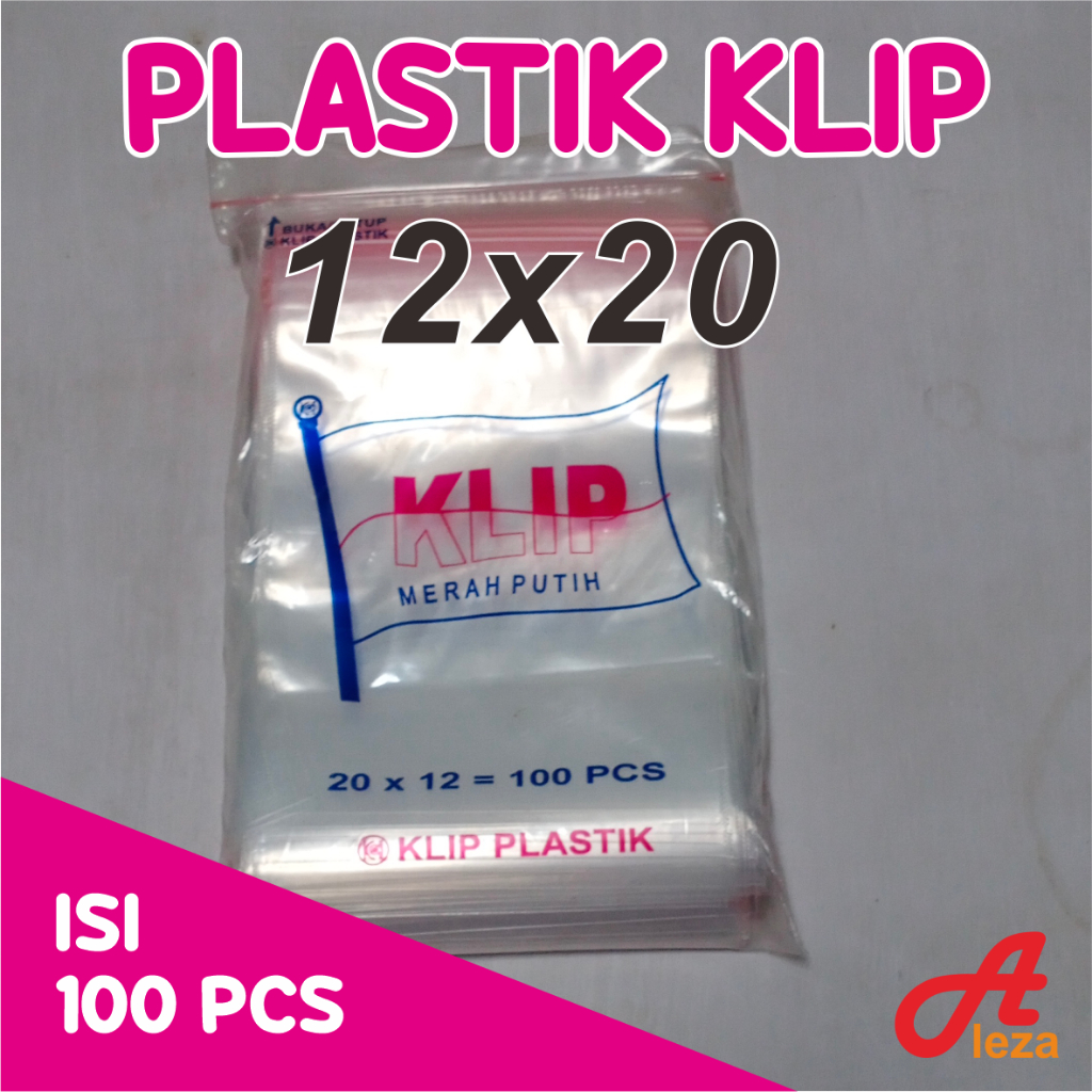 Plastik Klip 20x12/klip 12x20/ziplok 12x20