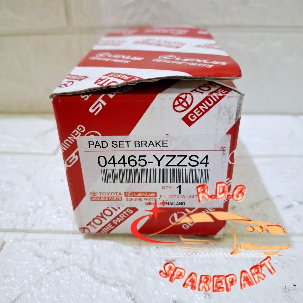 BRAKE PAD KAMPAS REM DEPAN AGYA/AYLA MANUAL 04465-YZZS4