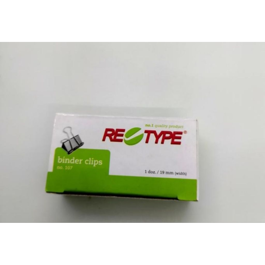 

BINDER CLIP NO 107 RETYPE